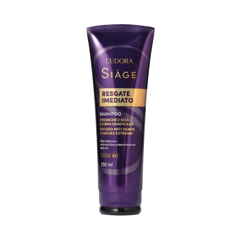 Kit Eudora Siàge Resgate Imediato : 250ml Shampoo + 200ml Condicionador + 250g Máscara Capilar