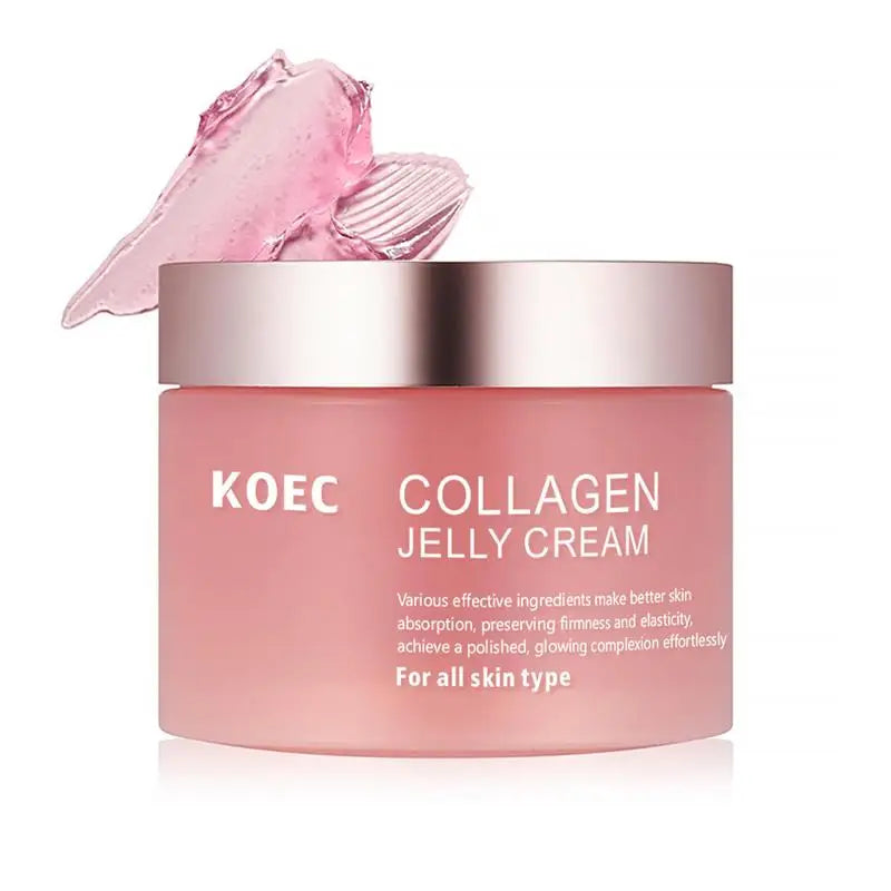 Geléia creme facial colágeno 100g KOEC, nutre e hidrata 2024